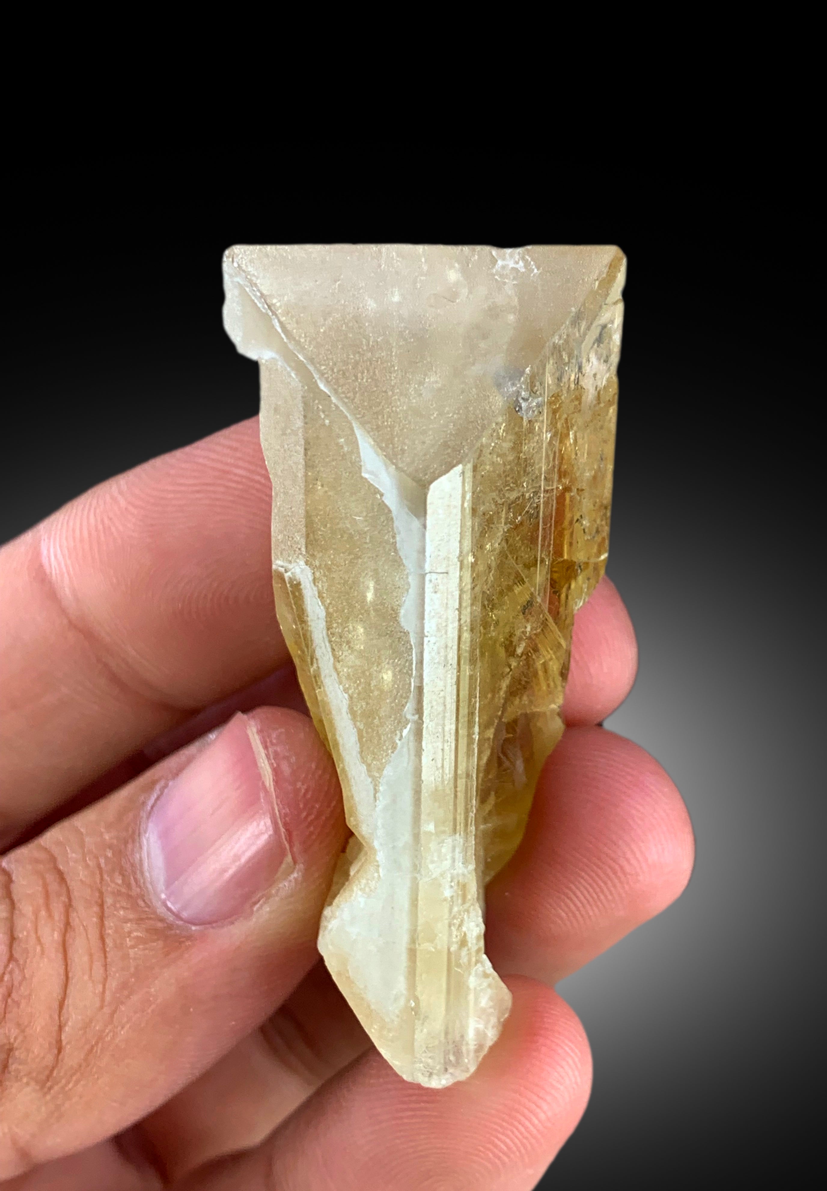 Natural Terminated Danburite Crystal, Rare Mineral, Crystal Specimen, Danburite Crystal from Paprok Afghanistan - 34 gram