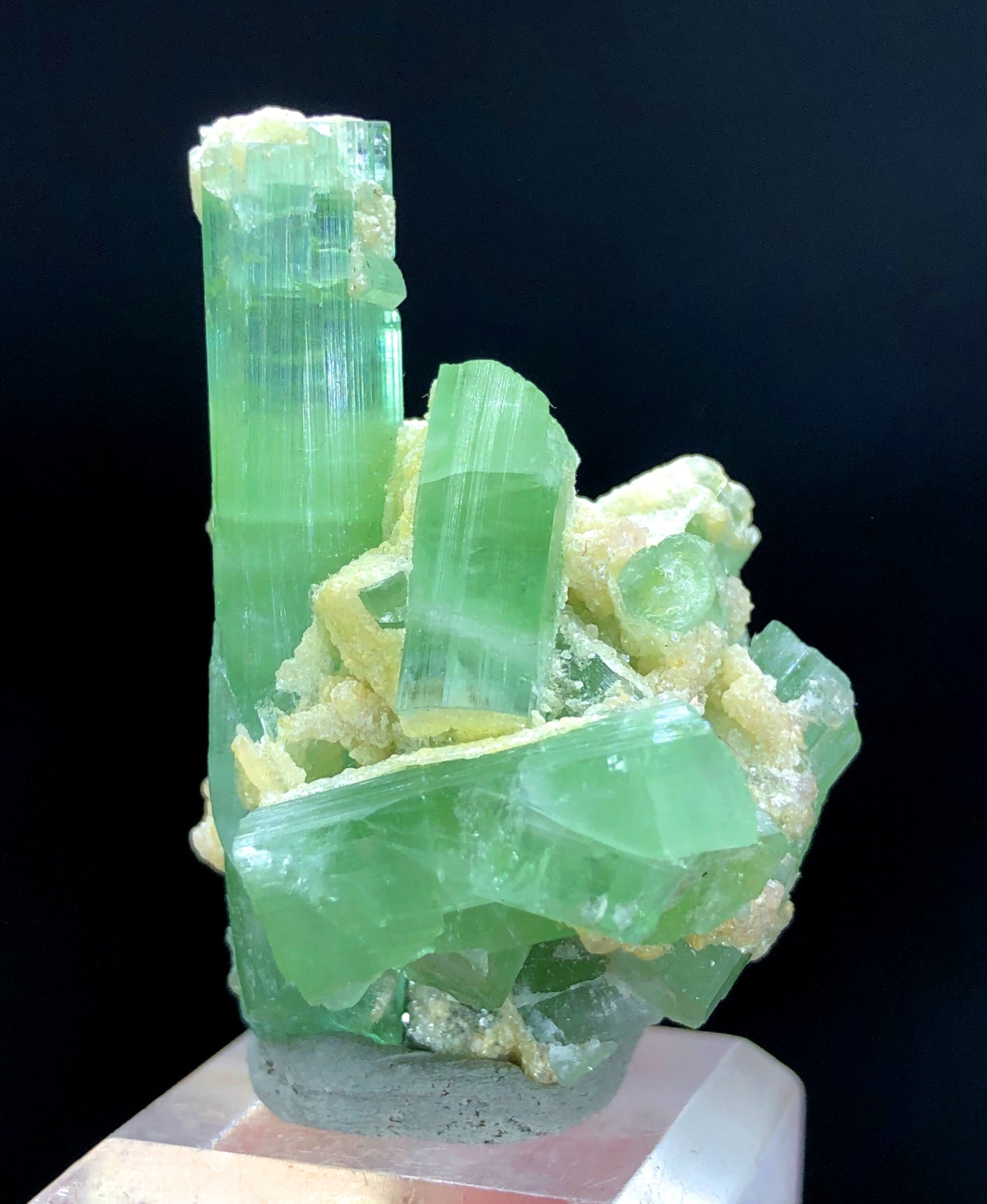 Natural Green Color Tourmaline Cluster, Tourmaline Crystals, Raw Mineral, Tourmaline Specimen from Afghanistan - 20 gram