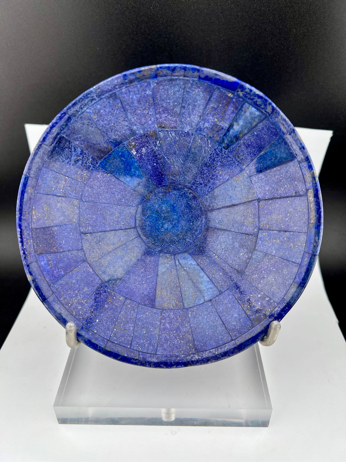 Polished Natural Lapis Lazuli Bowl – 303g, 121mm
