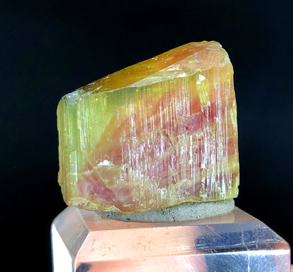 Natural Terminated Watermelon Tourmaline Crystal, Paprok Tourmaline, Raw Mineral, Tourmaline Gemstone, Crystal Specimen - 17 gram