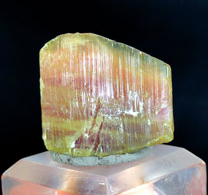 Natural Terminated Watermelon Tourmaline Crystal, Paprok Tourmaline, Raw Mineral, Tourmaline Gemstone, Crystal Specimen - 17 gram