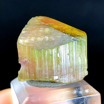 Natural Terminated Watermelon Tourmaline Crystal, Paprok Tourmaline, Raw Mineral, Tourmaline Gemstone, Crystal Specimen - 17 gram