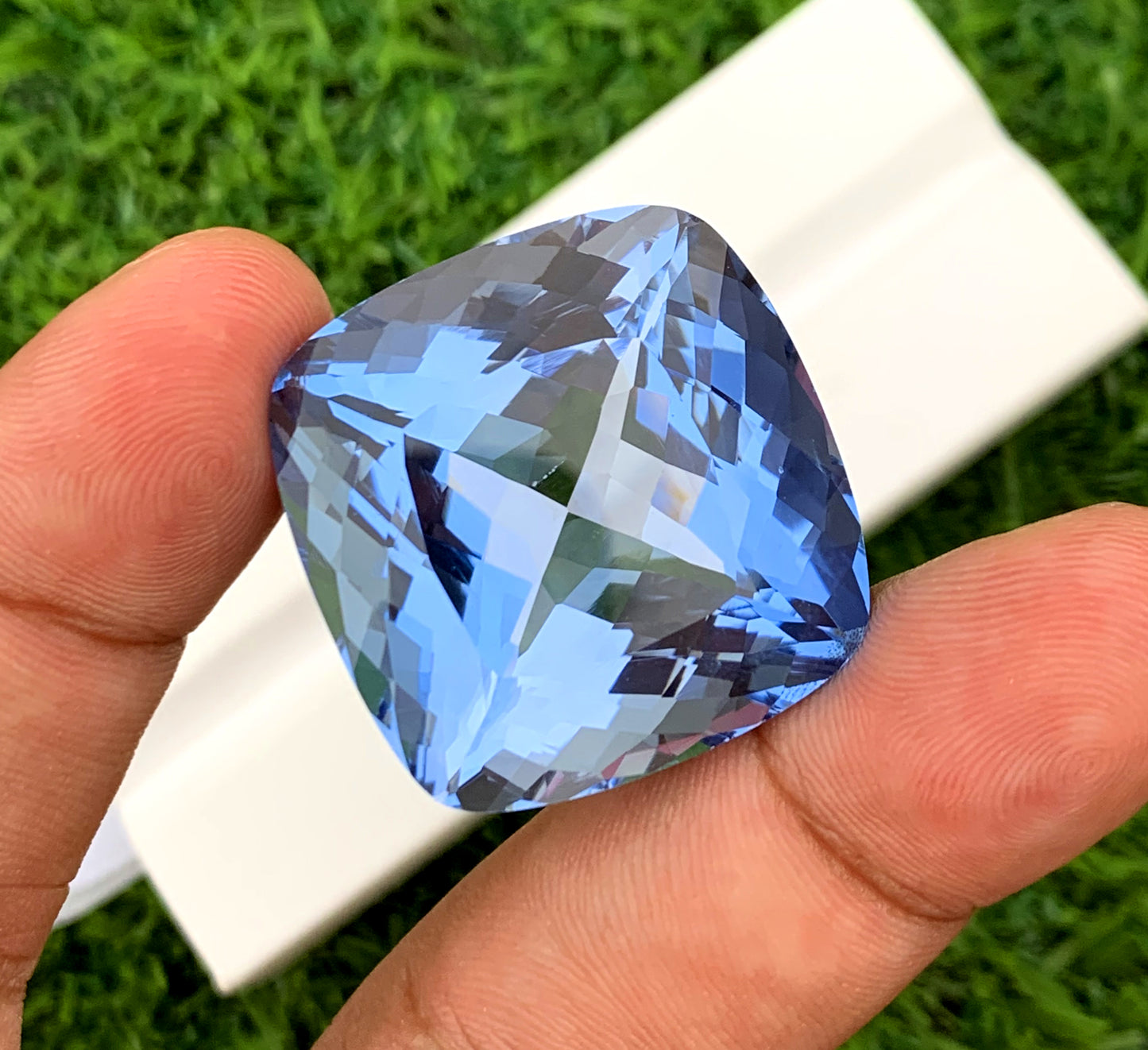 Santa Maria Blue Color Aquamarine Gemstone, Aquamarine Faceted Cut Stone, Top Grade Aquamarine for Collection - 81.56 carat