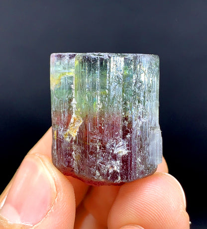 Bicolor Watermelon Tourmaline Crystal from Paprok Afghanistan - 115.85 carat