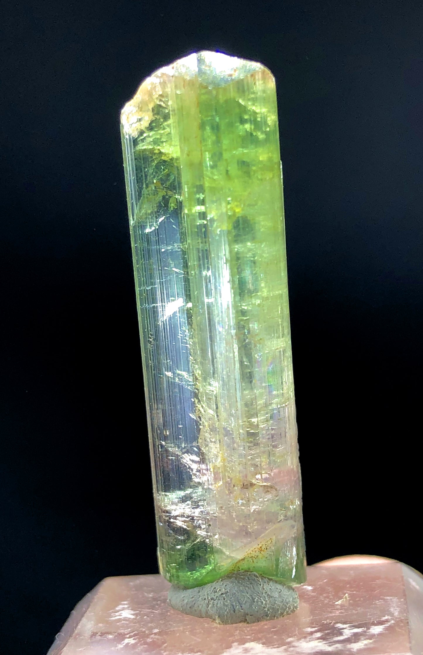 Natural Terminated Bicolor Tourmaline Crystal, Raw Tourmaline, Crystal Specimen, Tourmaline from Afghanistan - 05 gram