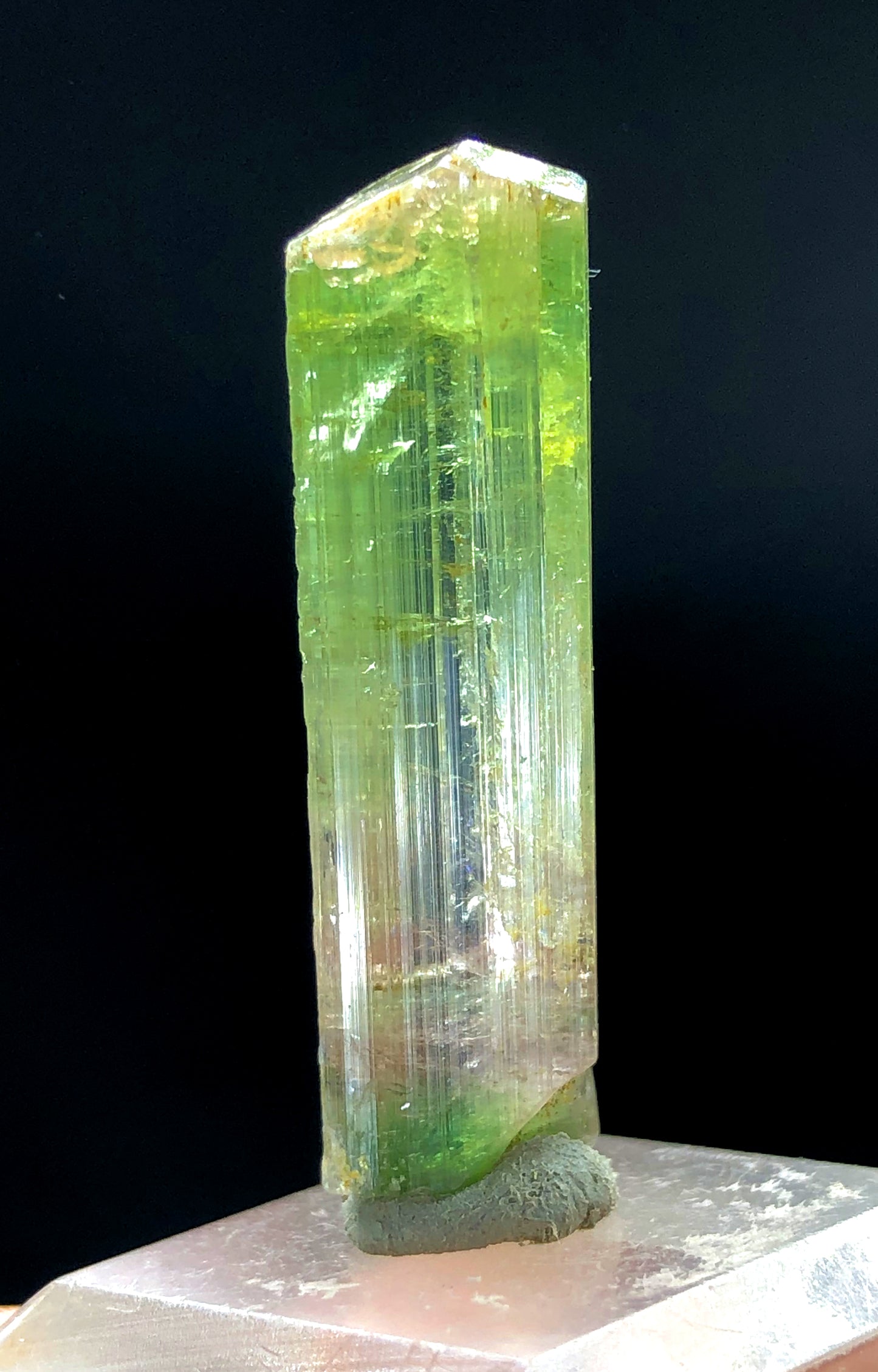 Natural Terminated Bicolor Tourmaline Crystal, Raw Tourmaline, Crystal Specimen, Tourmaline from Afghanistan - 05 gram