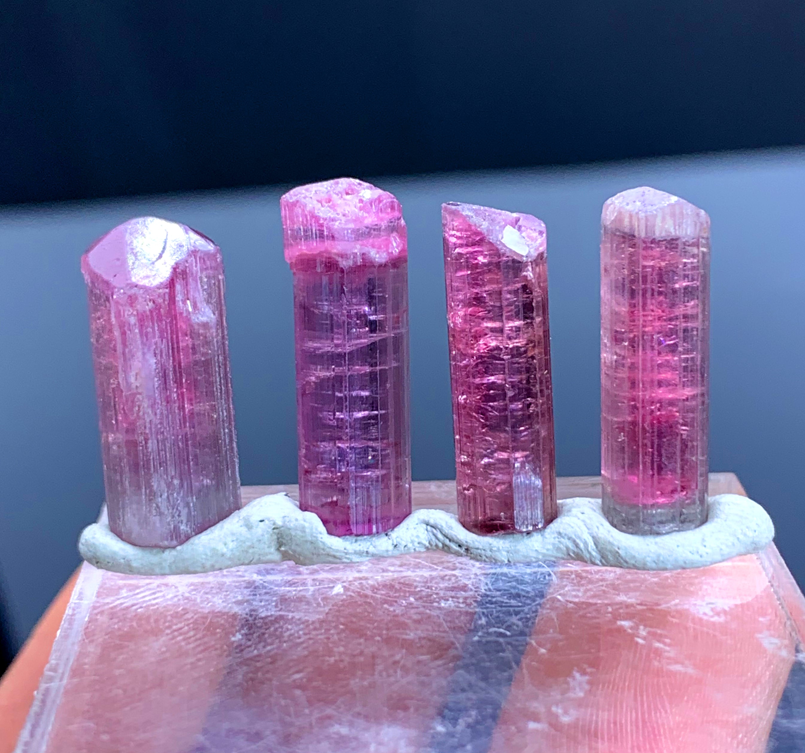 Rubelite Tourmaline Crystals from Paprok Afghanistan - 31.50 cts
