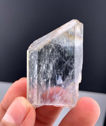 Transparent Kunzite Crystal From Afghanistan - 43 Grams
