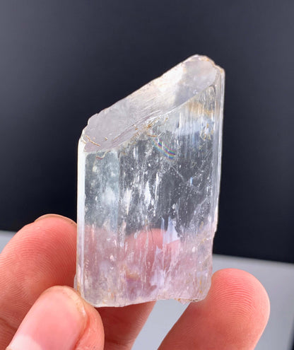 Transparent Kunzite Crystal From Afghanistan - 43 Grams