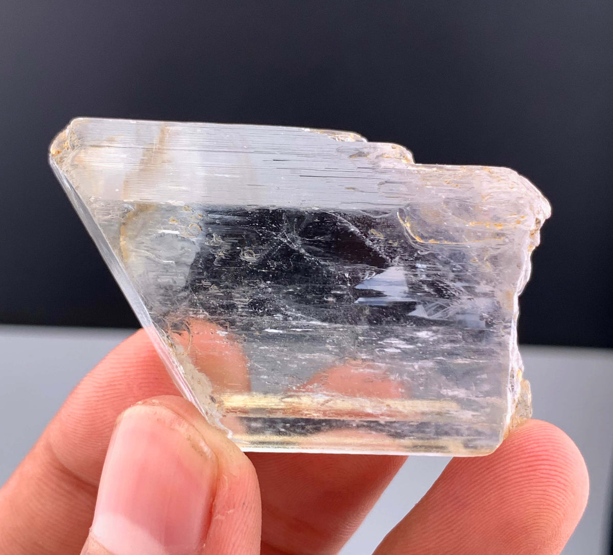 Transparent Kunzite Crystal From Afghanistan - 43 Grams