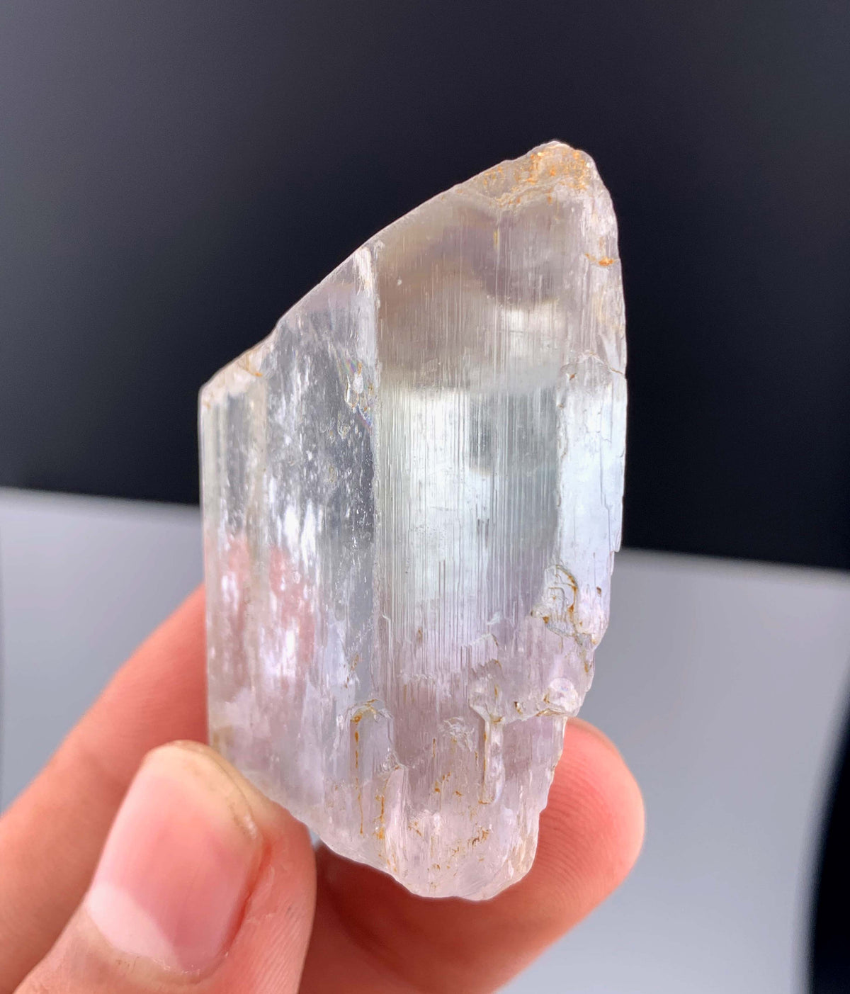 Transparent Kunzite Crystal From Afghanistan - 43 Grams