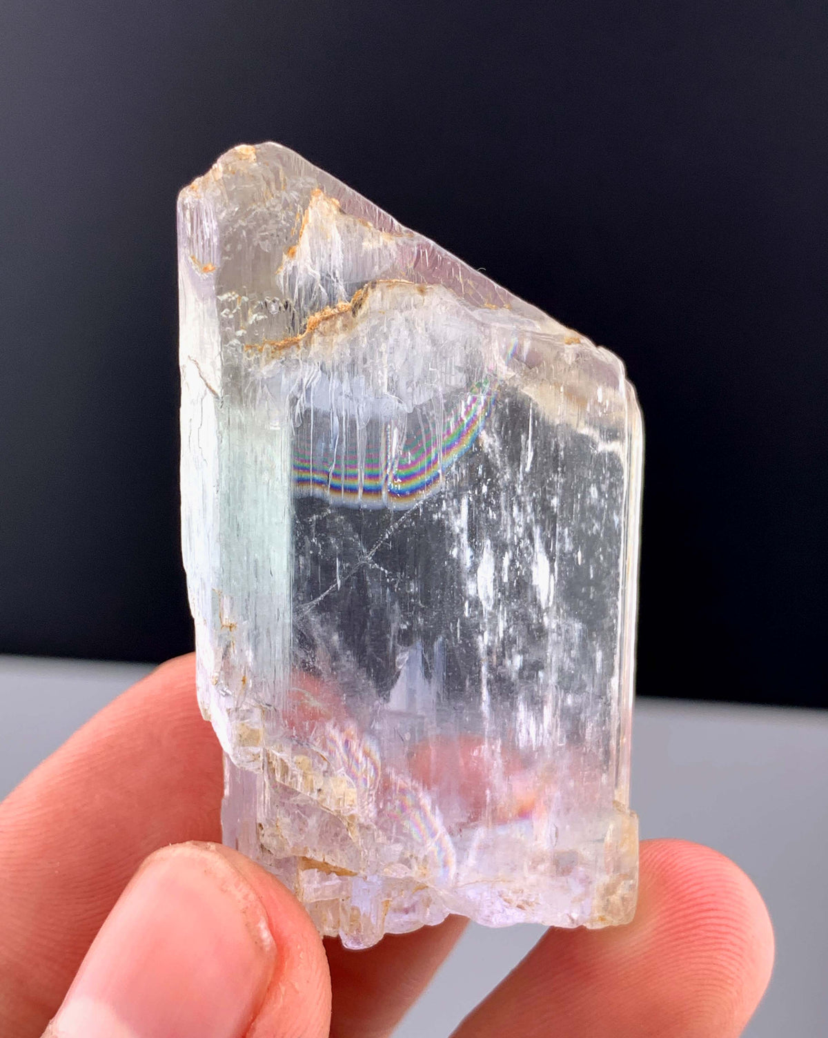 Transparent Kunzite Crystal From Afghanistan - 43 Grams