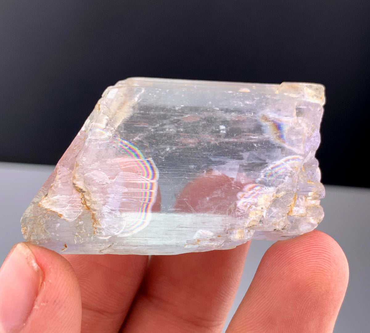 Transparent Kunzite Crystal From Afghanistan - 43 Grams