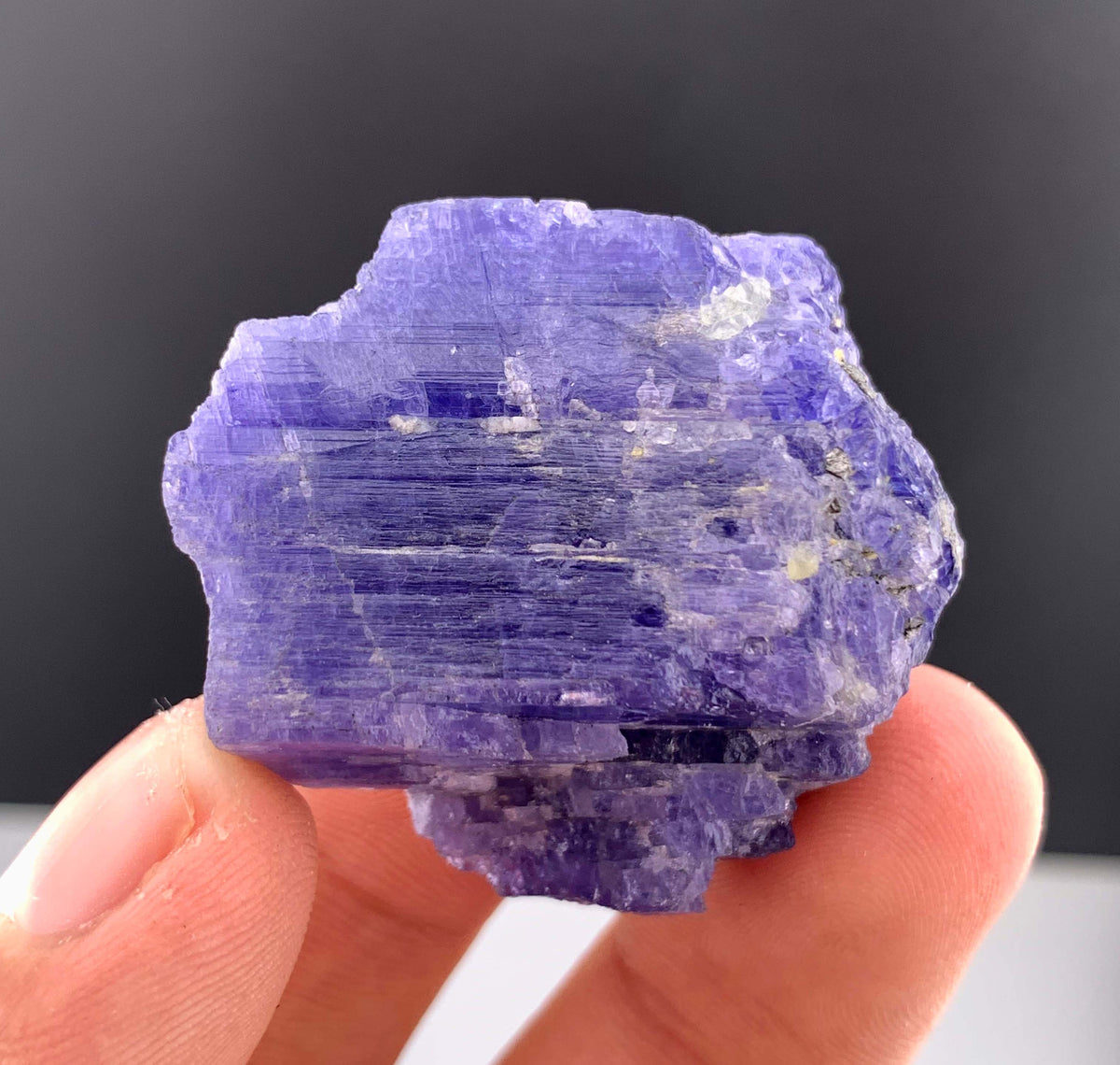 Blue Tanzanite Crystal From Tanzania - 35 Grams