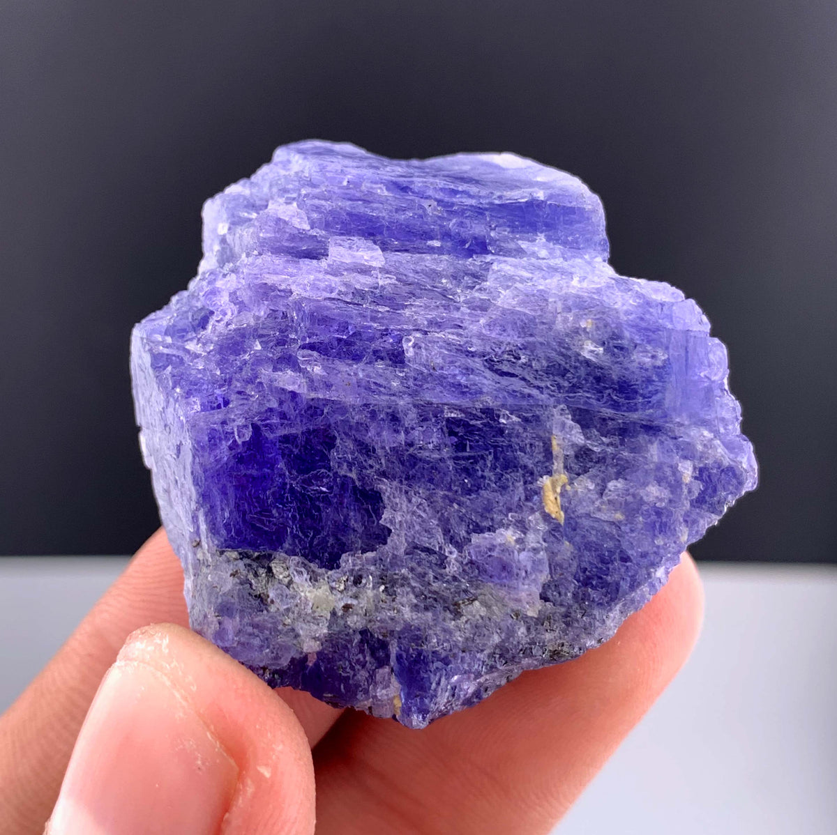 Blue Tanzanite Crystal From Tanzania - 35 Grams