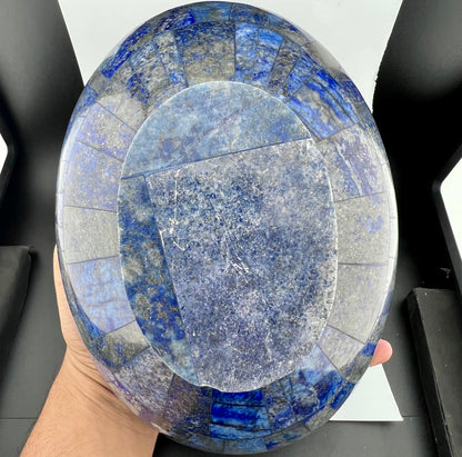 Polished Lapis Lazuli Oval Bowl – 948g
