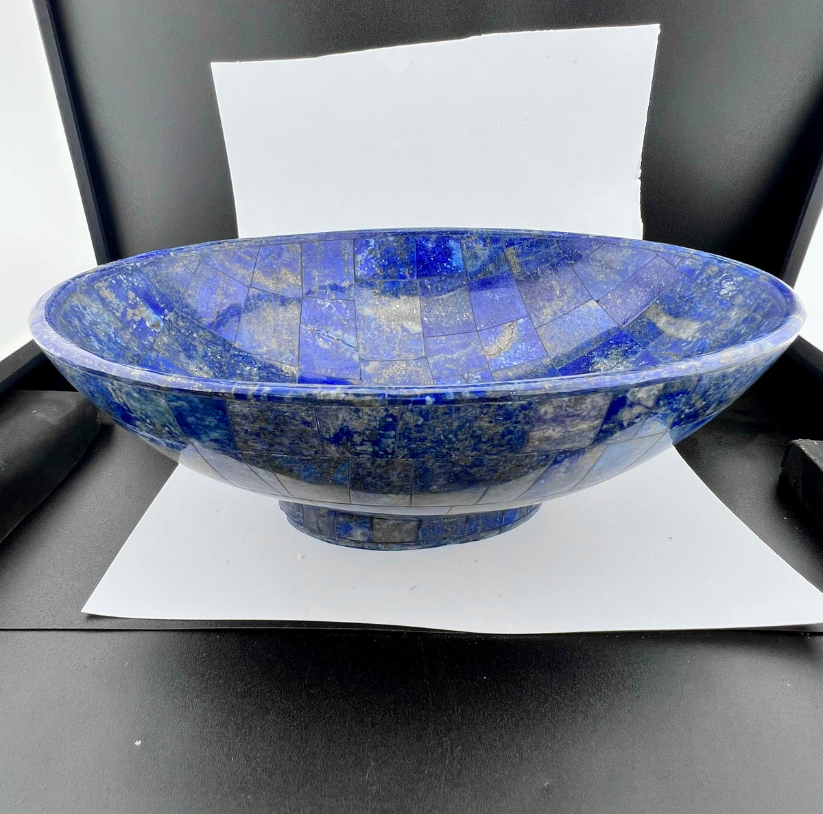 Polished Lapis Lazuli Oval Bowl – 948g