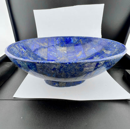Polished Lapis Lazuli Oval Bowl – 948g