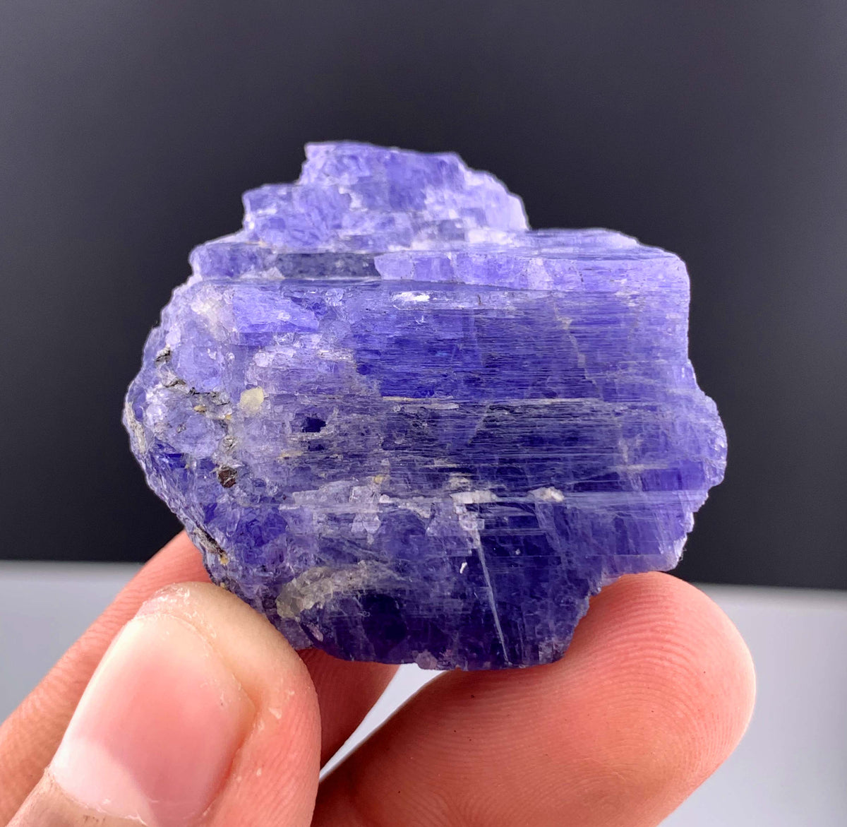 Blue Tanzanite Crystal From Tanzania - 35 Grams