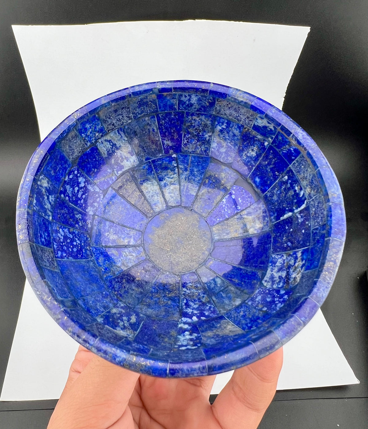 Polished Lapis Lazuli Bowl – 291g, 82mm