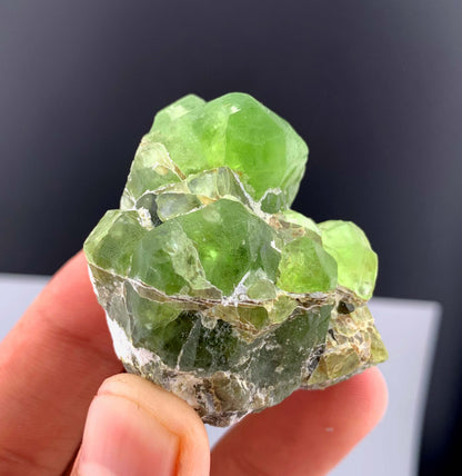 Green Peridot Crystals From Pakistan - 67 Grams