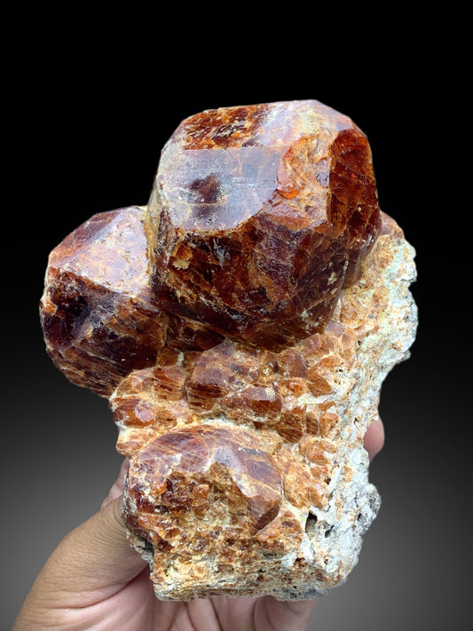 Museum Grade Hessonite Garnet Specimen - 1222 gram