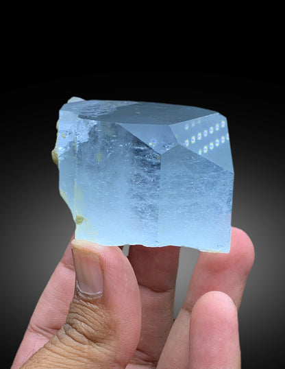 Sky Blue Color Aquamarine with Feldspar from Shigar valley Skardu Pakistan - 240 gram