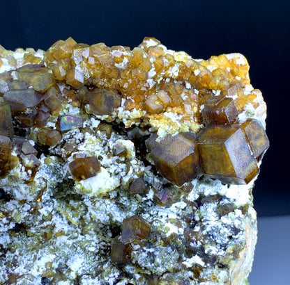 Natural Andradite Garnet Cluster on Matrix from Pakistan - 734 gram