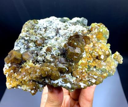 Natural Andradite Garnet Cluster on Matrix from Pakistan - 734 gram