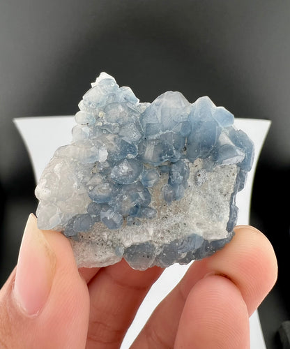 Indicolite Blue Quartz Crystal From Afghanistan - 28 Grams