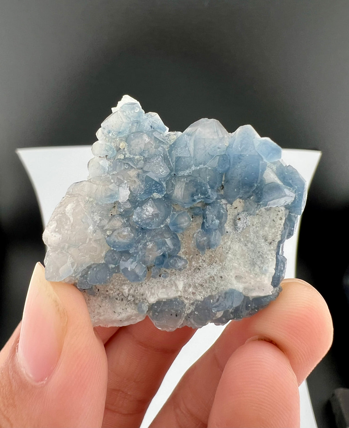 Indicolite Blue Quartz Crystal From Afghanistan - 28 Grams