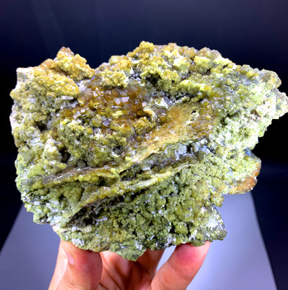 Natural Andradite Garnet Cluster on Matrix from Pakistan - 734 gram