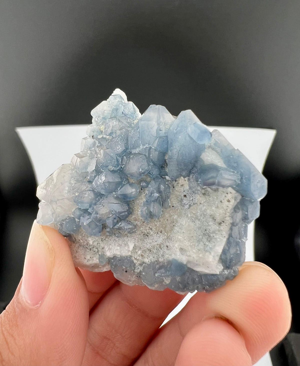 Indicolite Blue Quartz Crystal From Afghanistan - 28 Grams