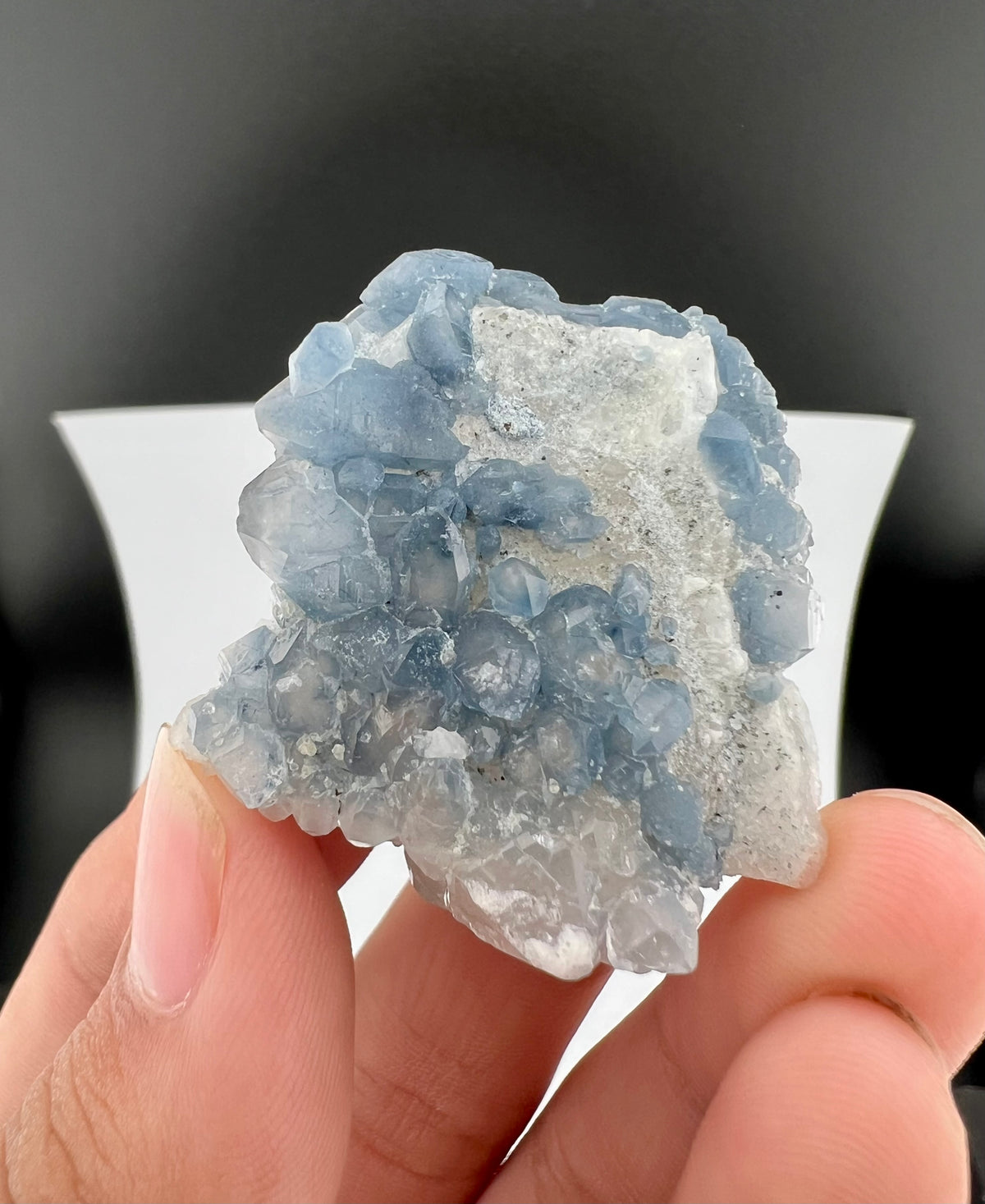 Indicolite Blue Quartz Crystal From Afghanistan - 28 Grams