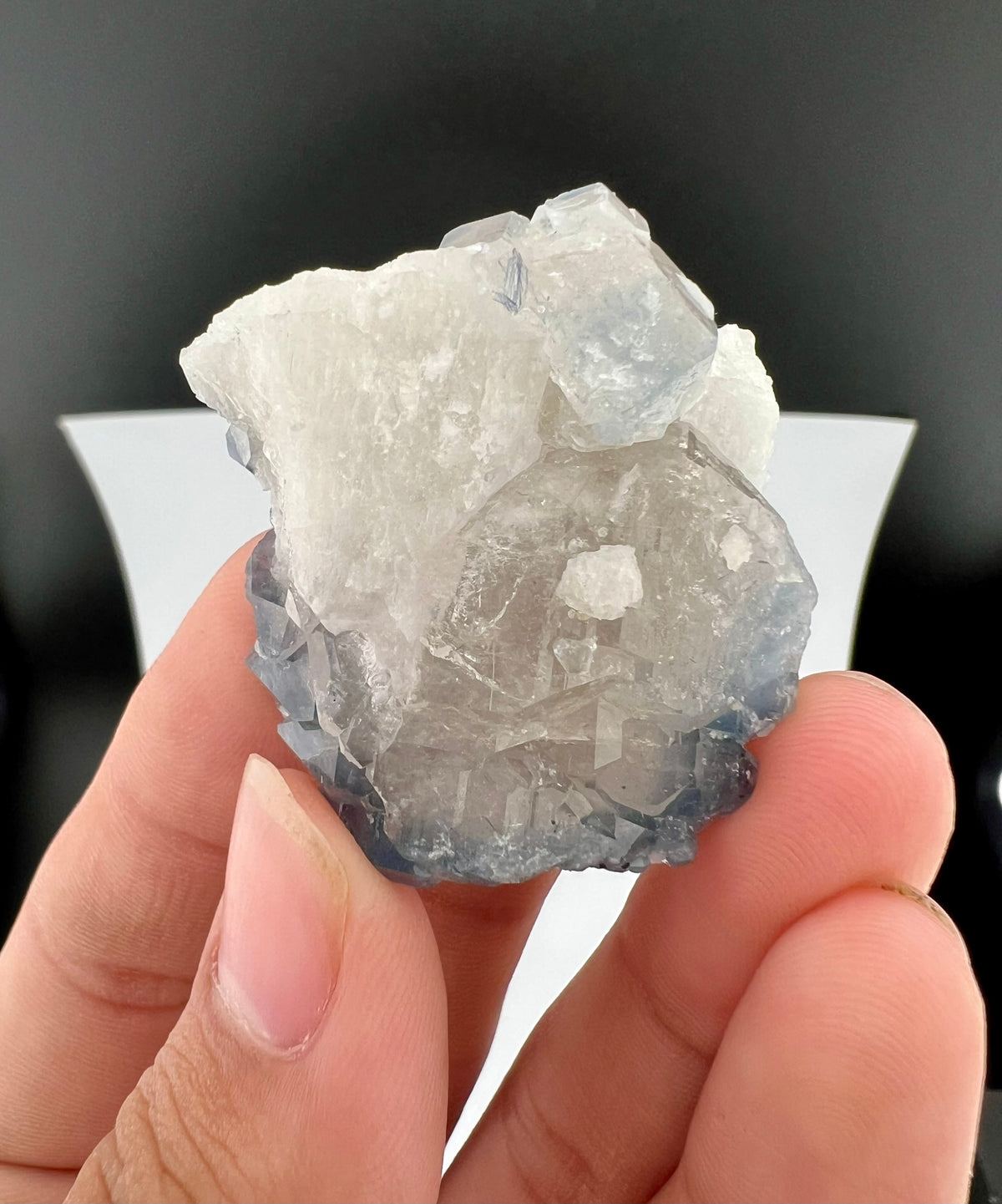 Indicolite Blue Quartz Crystal From Afghanistan - 28 Grams