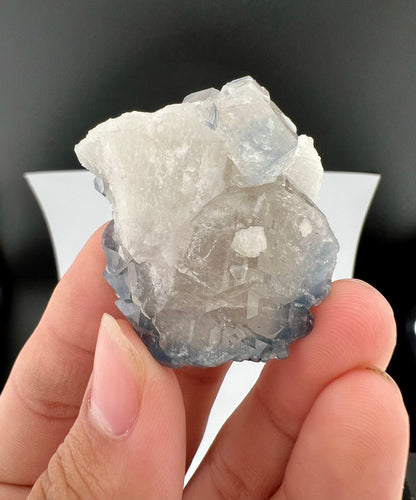 Indicolite Blue Quartz Crystal From Afghanistan - 28 Grams
