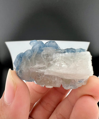 Indicolite Blue Quartz Crystal From Afghanistan - 28 Grams