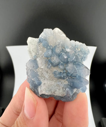 Indicolite Blue Quartz Crystal From Afghanistan - 28 Grams