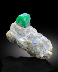 Lush Green Color Emerald Crystal on Matrix from Swat Pakistan - 73 gram