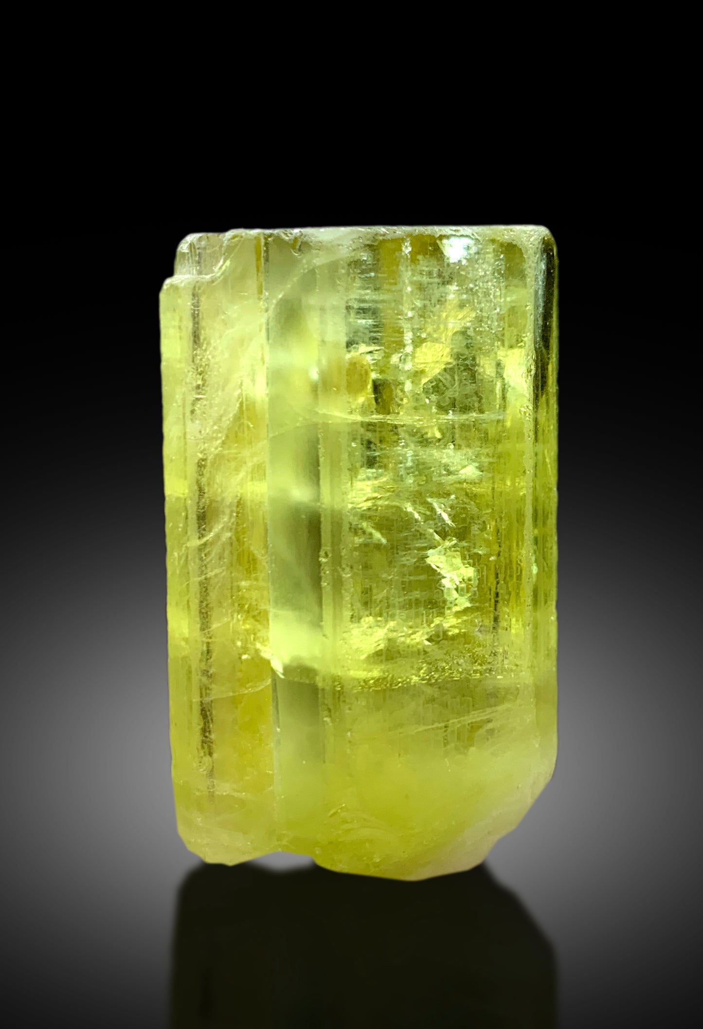 Transparent Yellow Color Heliodor var Beryl Crystal, Raw Mineral, Heliodor Specimen - 44 gram