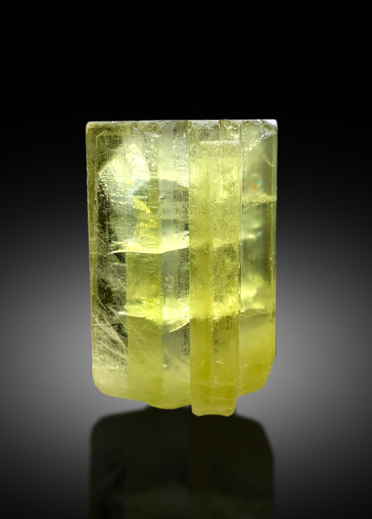 Transparent Yellow Color Heliodor var Beryl Crystal, Raw Mineral, Heliodor Specimen - 44 gram