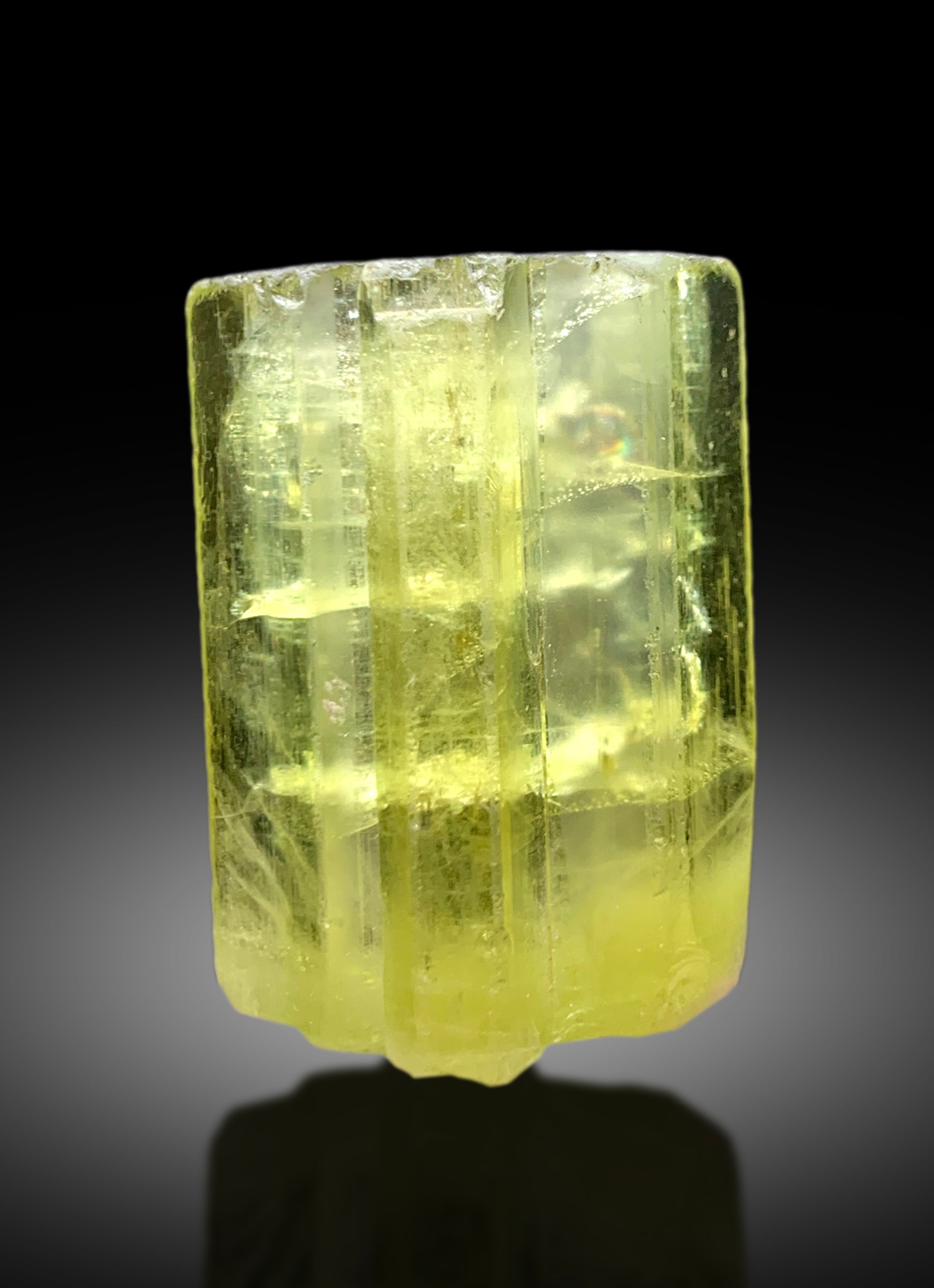 Transparent Yellow Color Heliodor var Beryl Crystal, Raw Mineral, Heliodor Specimen - 44 gram