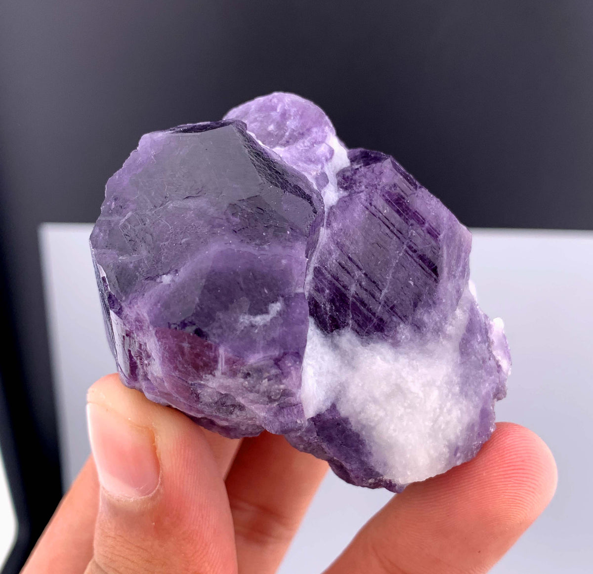 Purple Scapolite Crystal on Matrix from Afghanistan - 140 Grams