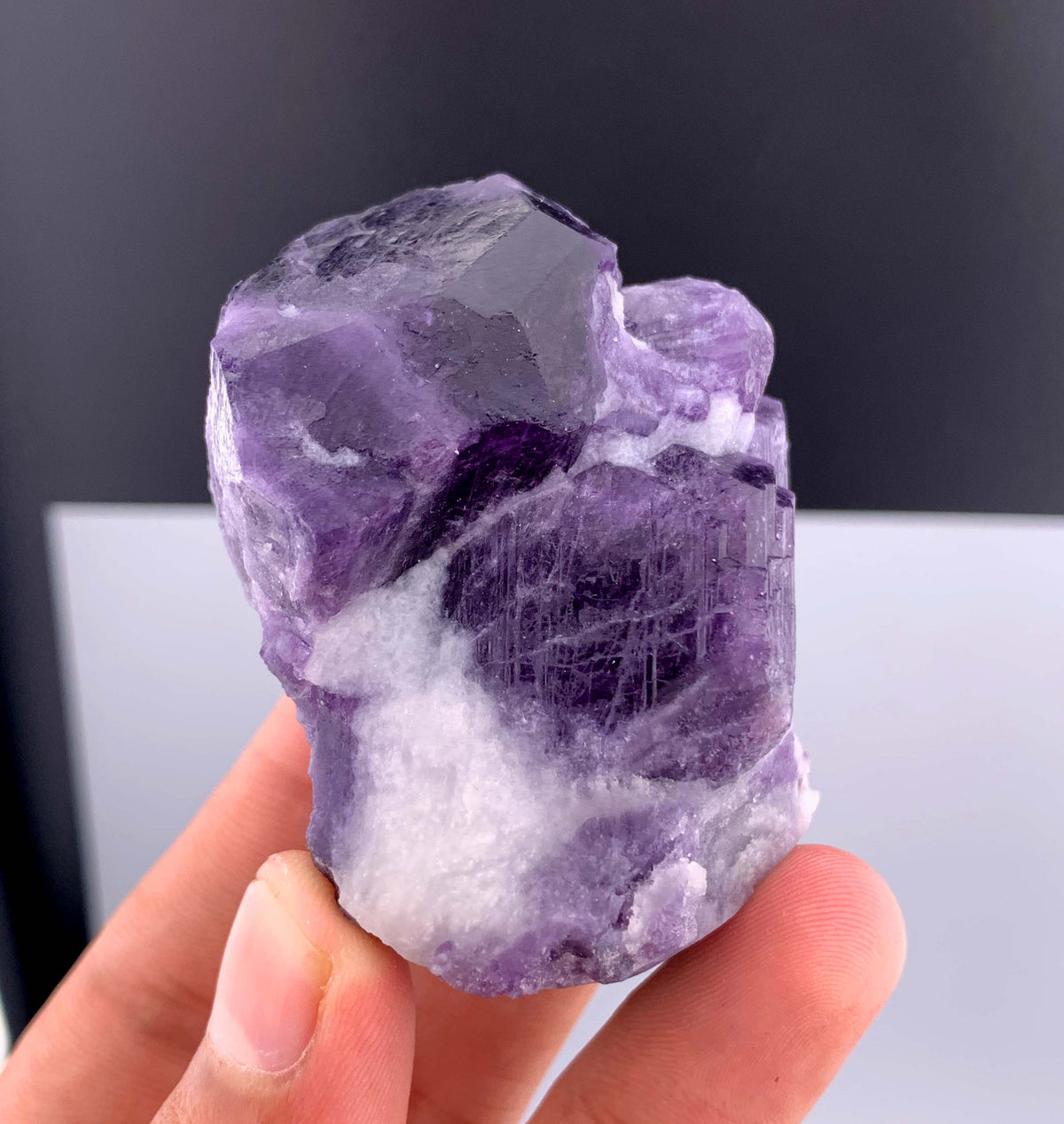 Purple Scapolite Crystal on Matrix from Afghanistan - 140 Grams