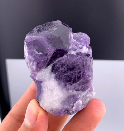 Purple Scapolite Crystal on Matrix from Afghanistan - 140 Grams