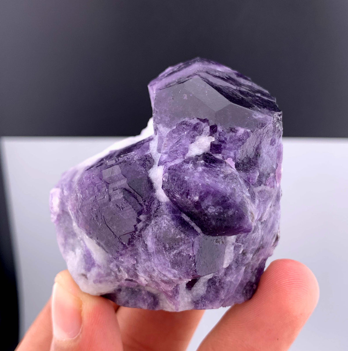 Purple Scapolite Crystal on Matrix from Afghanistan - 140 Grams