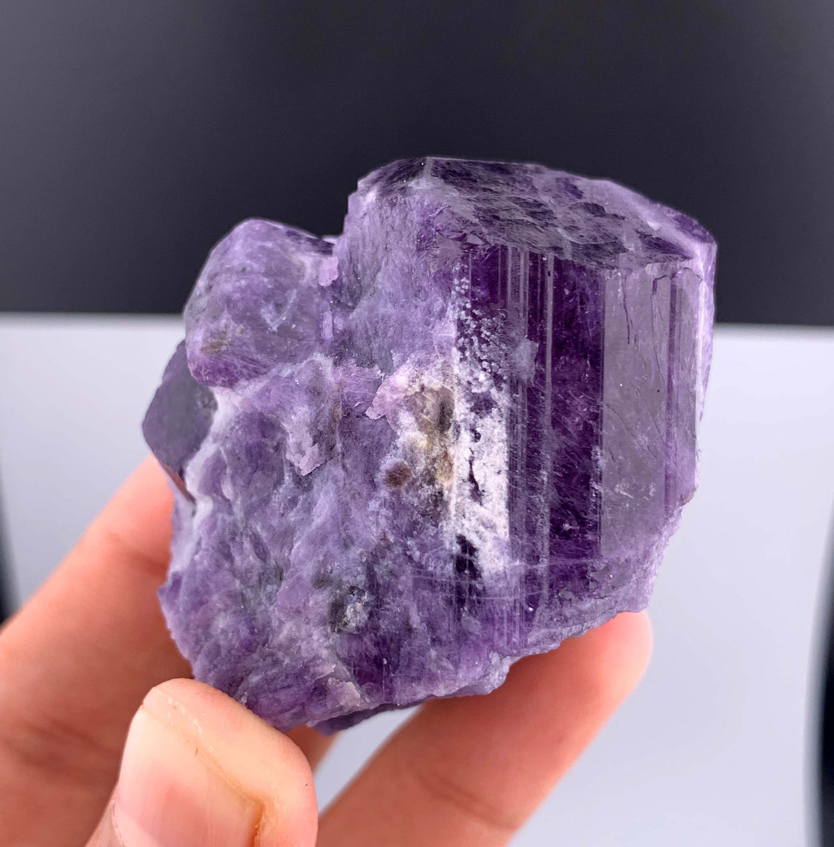 Purple Scapolite Crystal on Matrix from Afghanistan - 140 Grams