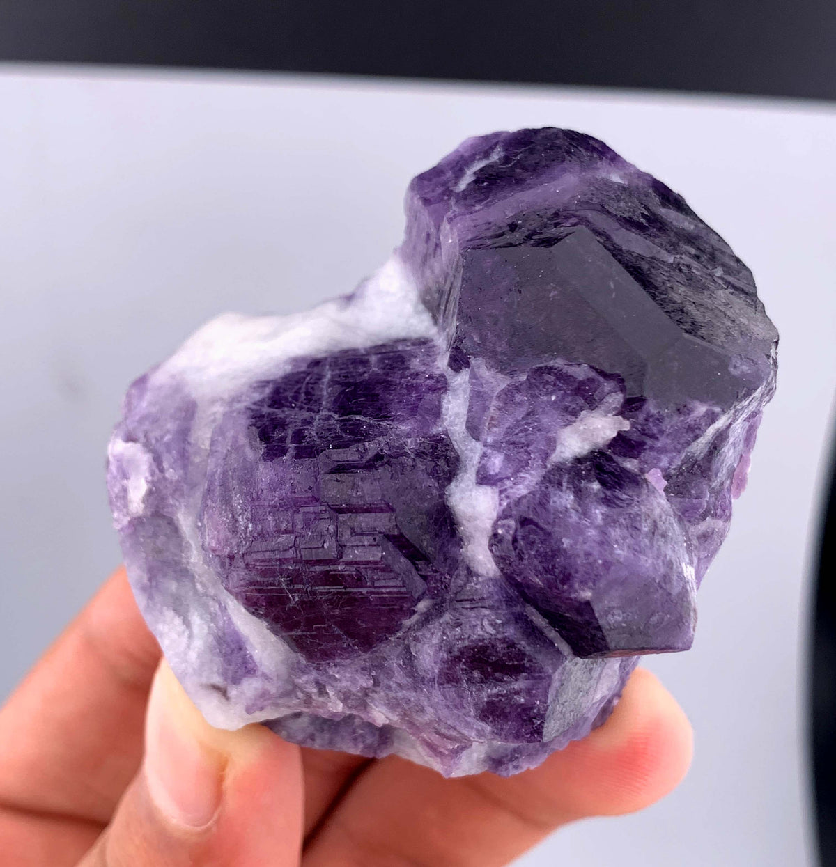 Purple Scapolite Crystal on Matrix from Afghanistan - 140 Grams