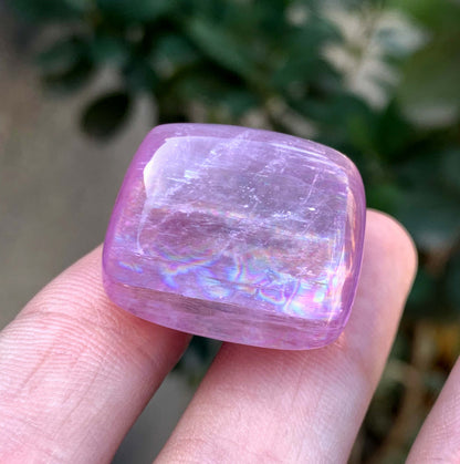 Polished Fuchsia Pink Kunzite From Afghanistan - 26 Grams