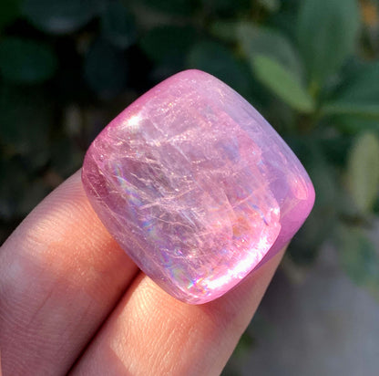Polished Fuchsia Pink Kunzite From Afghanistan - 26 Grams